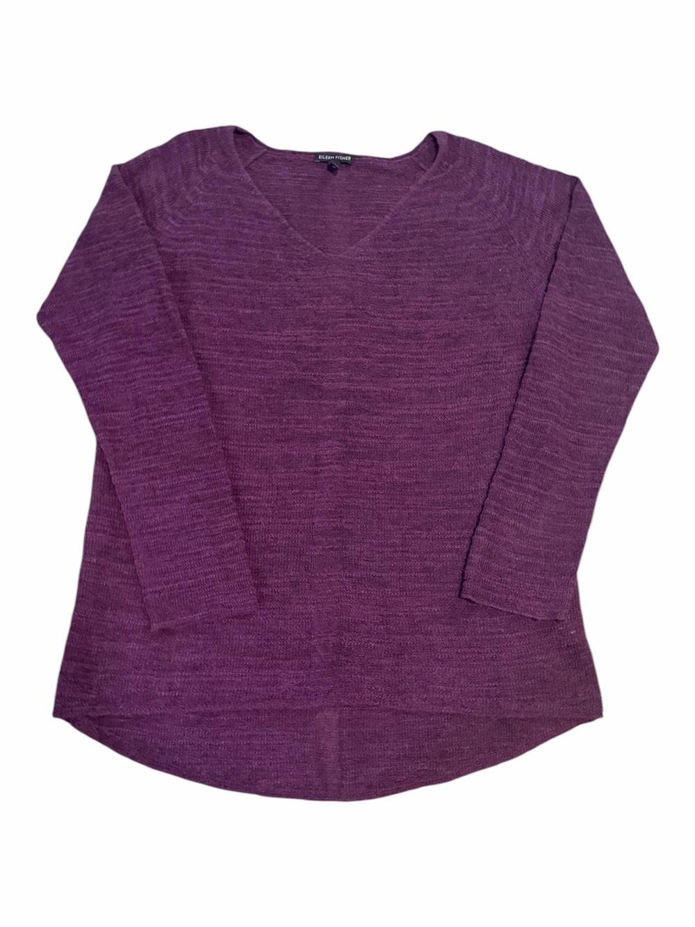 Eileen Fisher Lightweight Knit Sweater Wool Alpaca